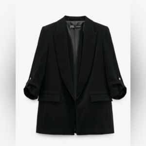 Zara Women's Elegant Black Blazer